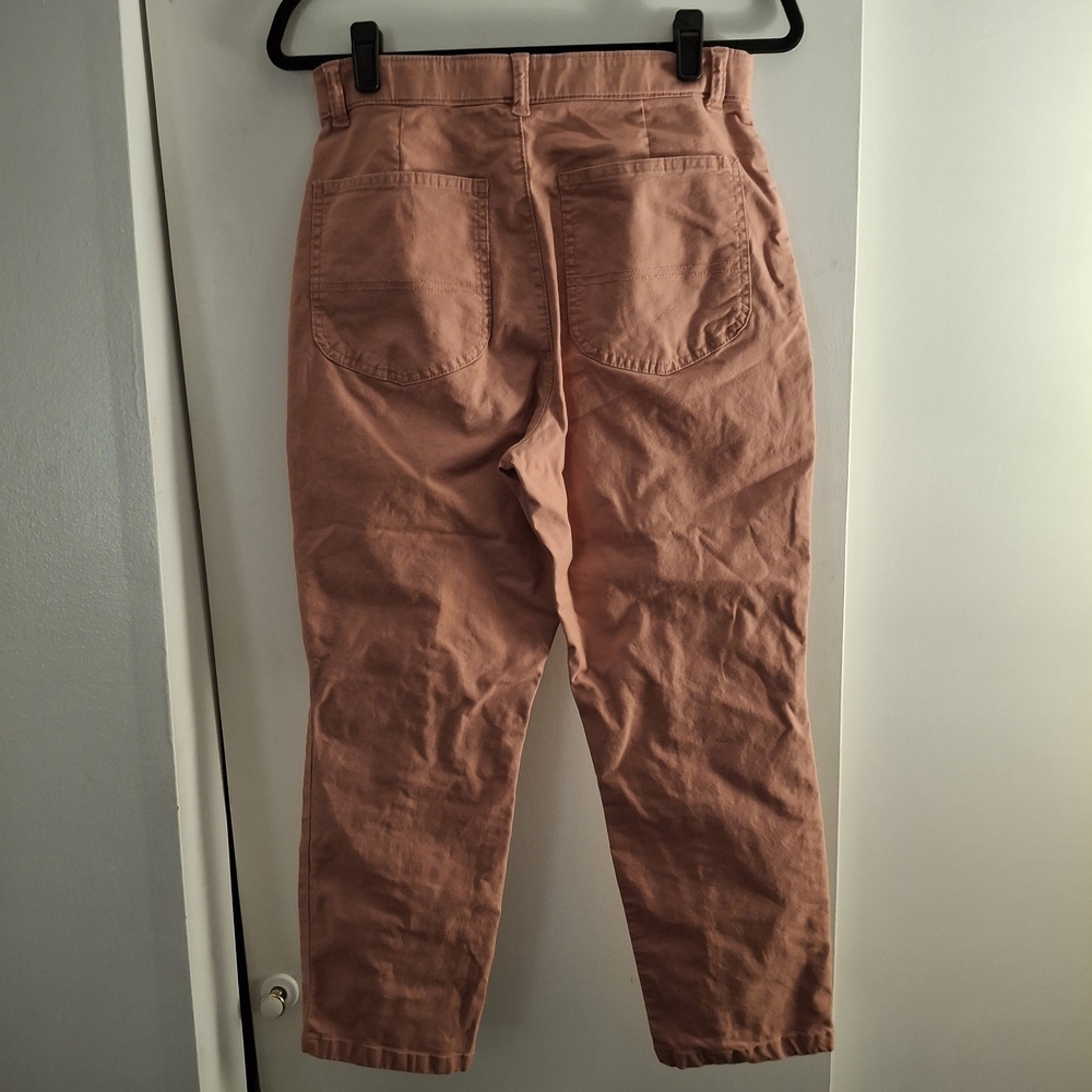 Lee Women's Cargo Pants in Light Peach - Picture 2 of 9